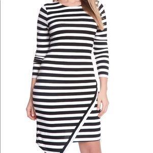 Striped Eloquii dress, size 16–never worn!